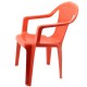 Židlička plastová dětská Progarden - červená