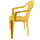 Židlička plastová dětská Progarden - žlutá