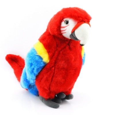 Plyšový Papoušek 32cm červený
