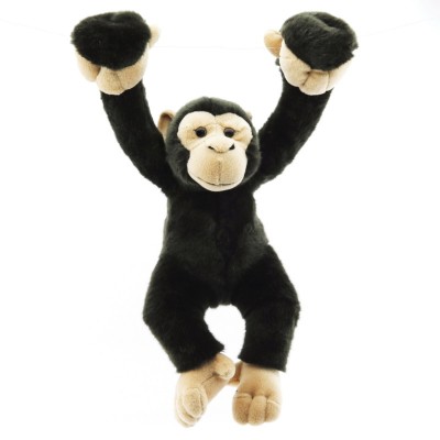 Plyšová Opice šimpanz k zavešení 23cm