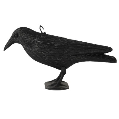 Plastová černá vrána dekorace 36cm