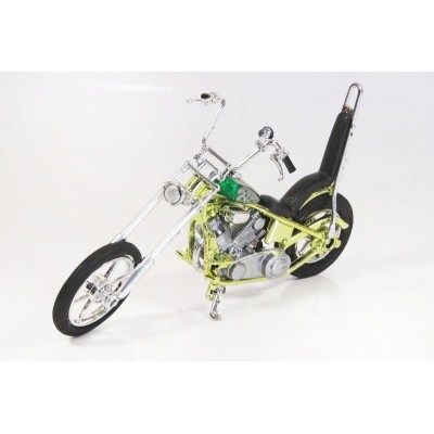 Motorka Chopper zelený model Mondo Motors 1:18 