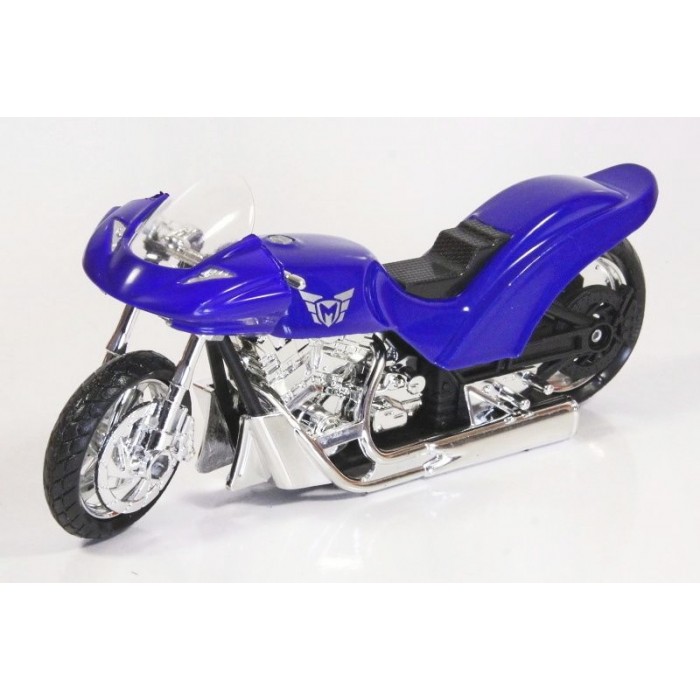 Motorka Chopper modrý model Mondo Motors 1:18