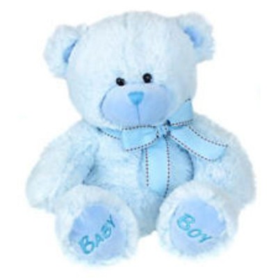 Plyšový Medvídek modrý Baby Boy 22cm