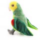 Plyšový Papoušek zelený 20cm
