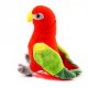 Plyšový Papoušek Lori červený 18cm