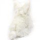 Plyšový pes Čivava bílá 17cm