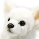 Plyšový pes Čivava bílá 17cm