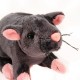 Plyšová krysa černá 19cm