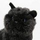 Plyšová kočka černá 28cm