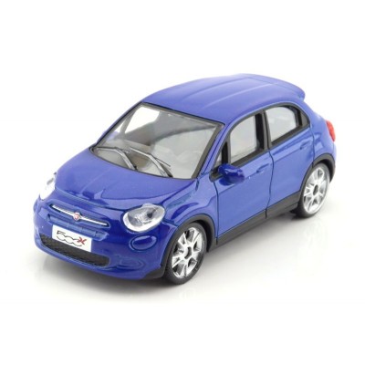 Fiat 500X modrý model auta Mondo Motors 1:43