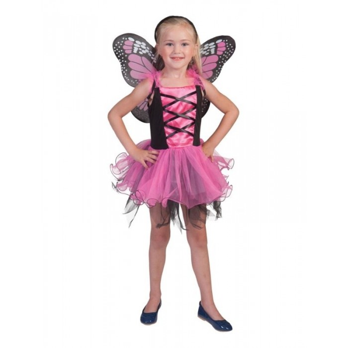 Dětský kostým Motýlek růžový 5-8