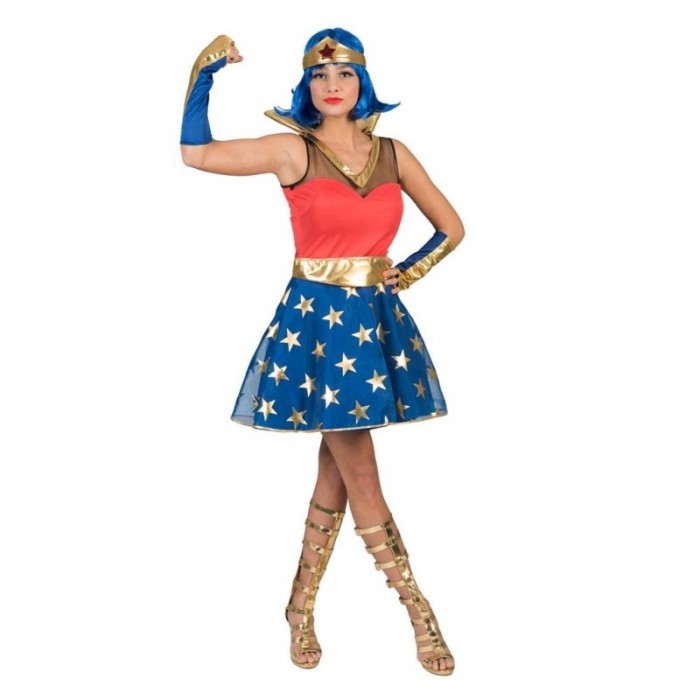 Dámský kostým Comics hrdinka SuperWoman 44-46 L