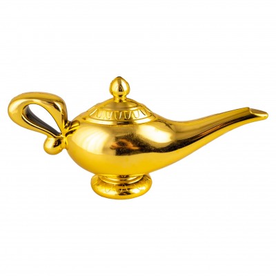Aladinova lampa zlatá