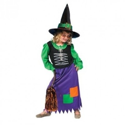 Dětský kostým Čarodějnice šaty 164