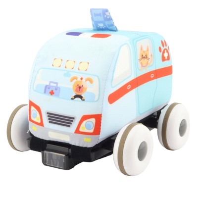 RC pěnové autíčko pro nejmenší Ambulance na dálkové ovládání