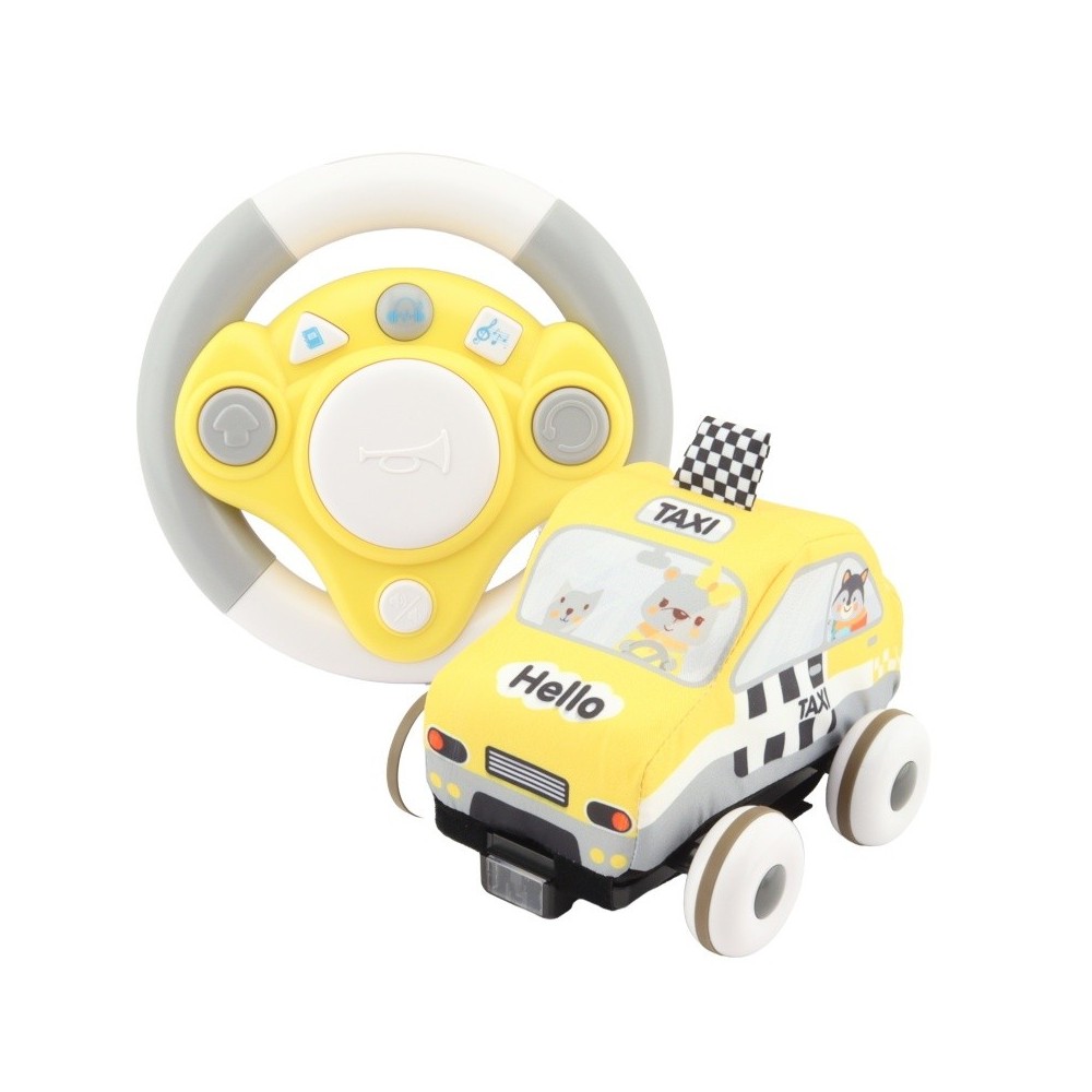 IR pěnové autíčko pro nejmenší TAXI na dálkové ovládání