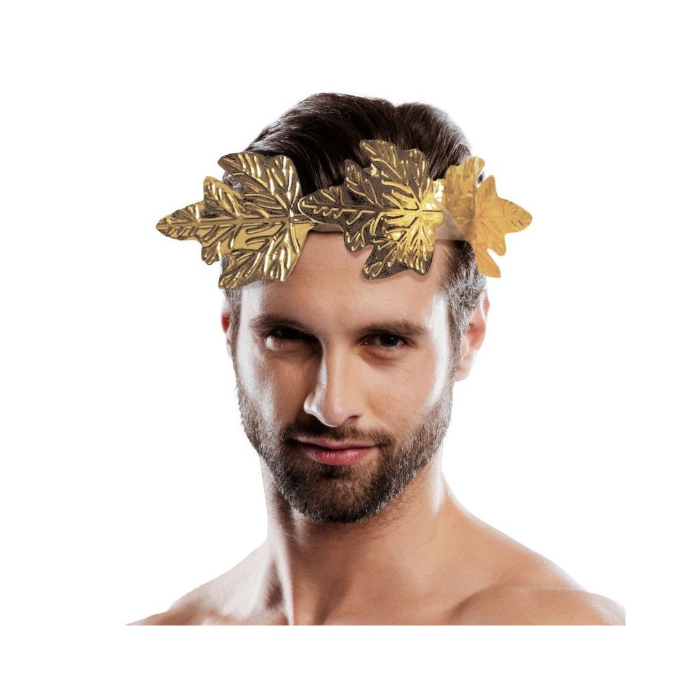 Věnec z listí zlatý