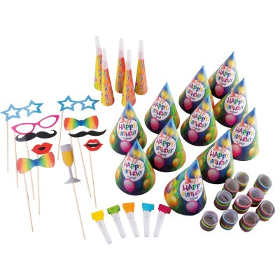 Party sada box Happy Birthday pro 10 lidí