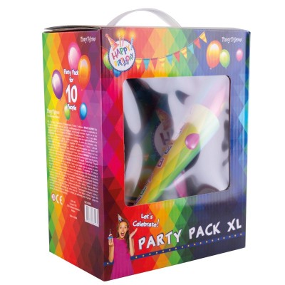 Party sada box Happy Birthday pro 10 lidí