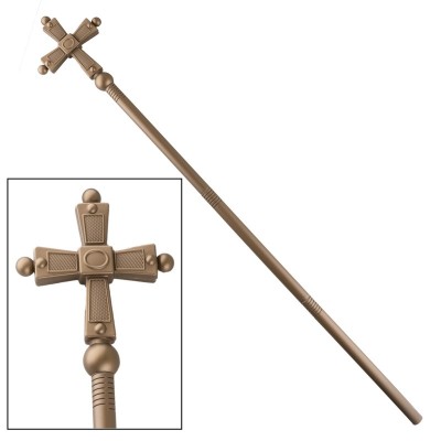 Hůl berla s křížem 114cm