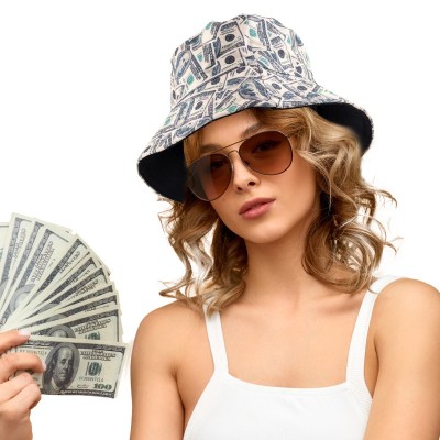 Letní klobouk bucket dolary