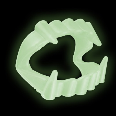 Zuby upír plastové svítící