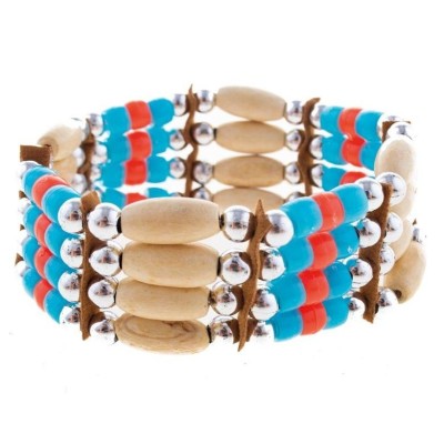 Indiánský náramek barevný