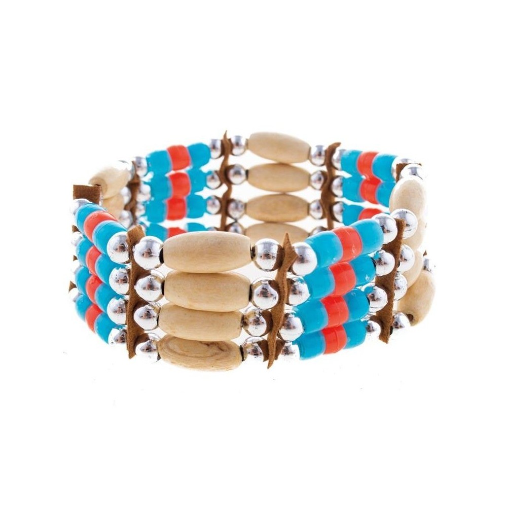 Indiánský náramek barevný