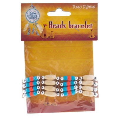 Indiánský náramek barevný