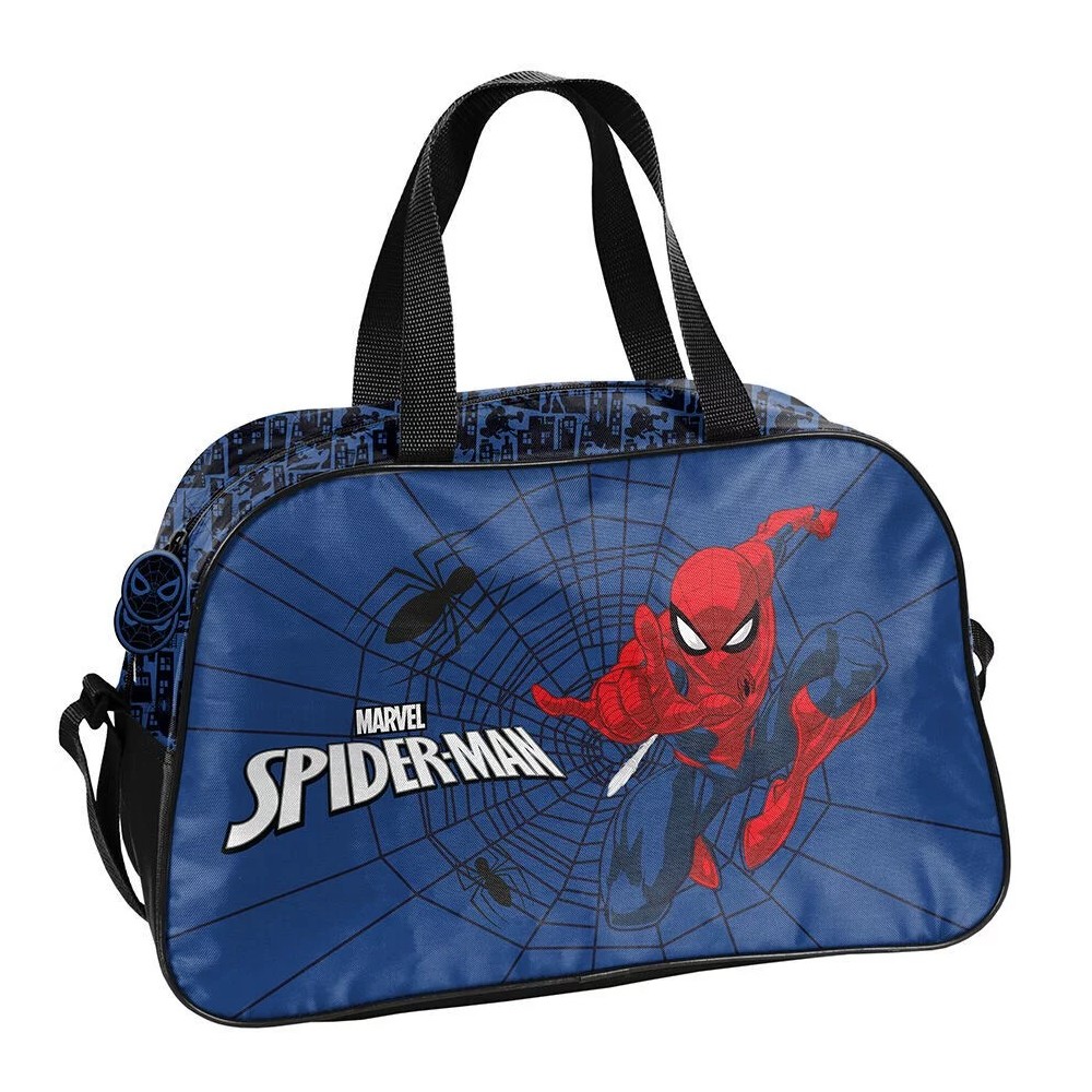 Sportovní taška kabela Spiderman modrá