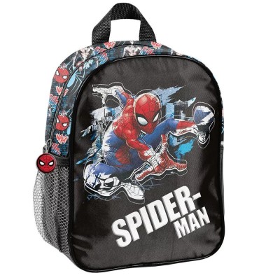 Dětský batoh jednokomorový Spiderman černý