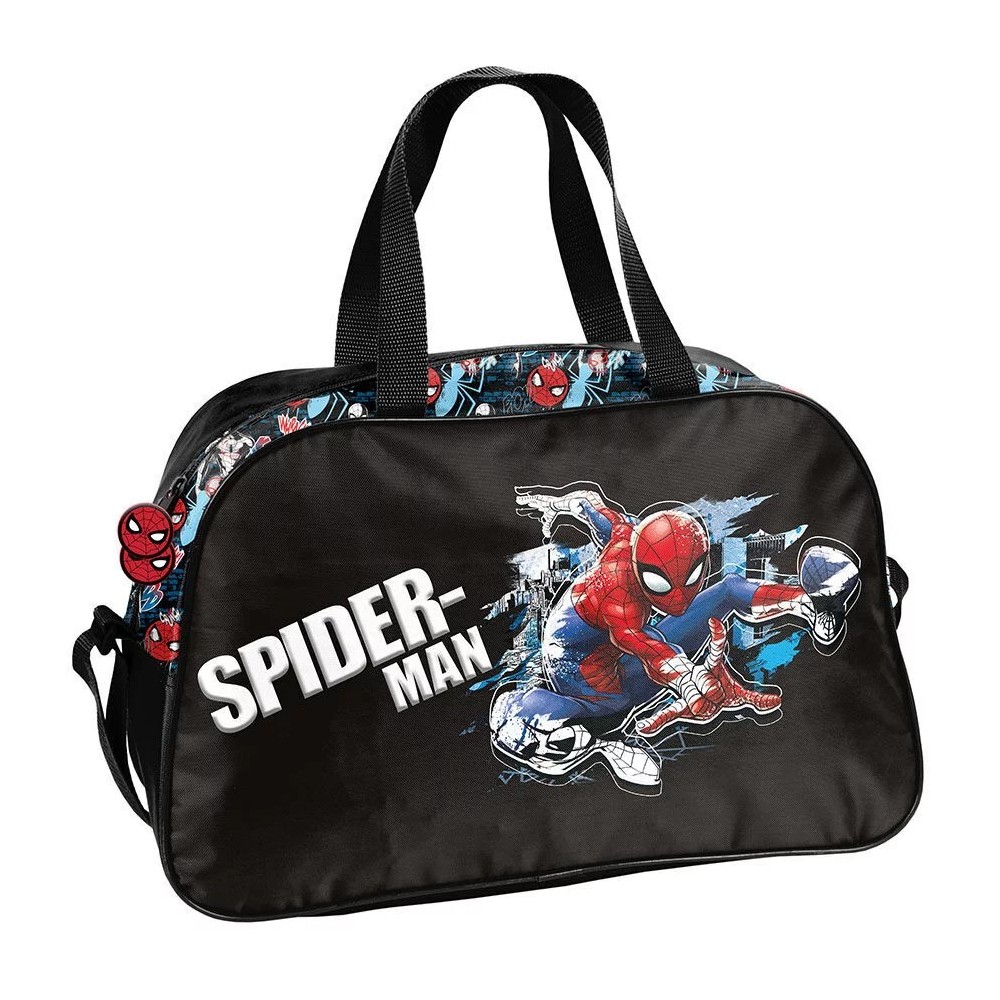 Sportovní taška kabela Spiderman černá
