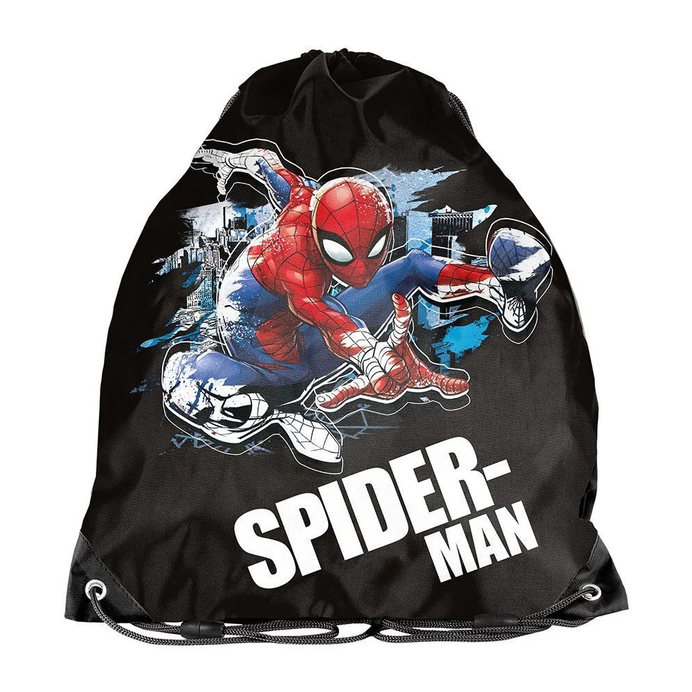 Školní pytel vak sáček Spiderman černý