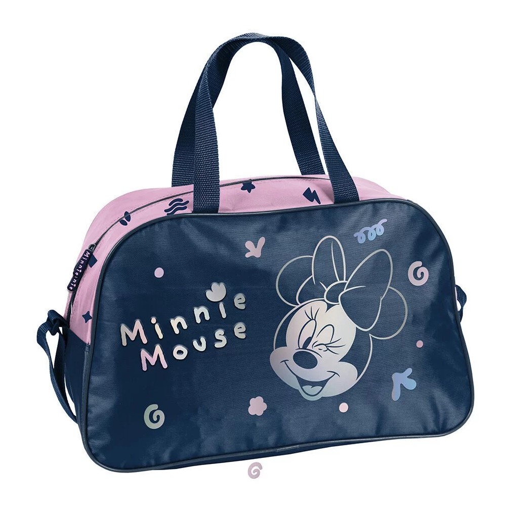 Sportovní taška kabela Minnie Mouse modrá