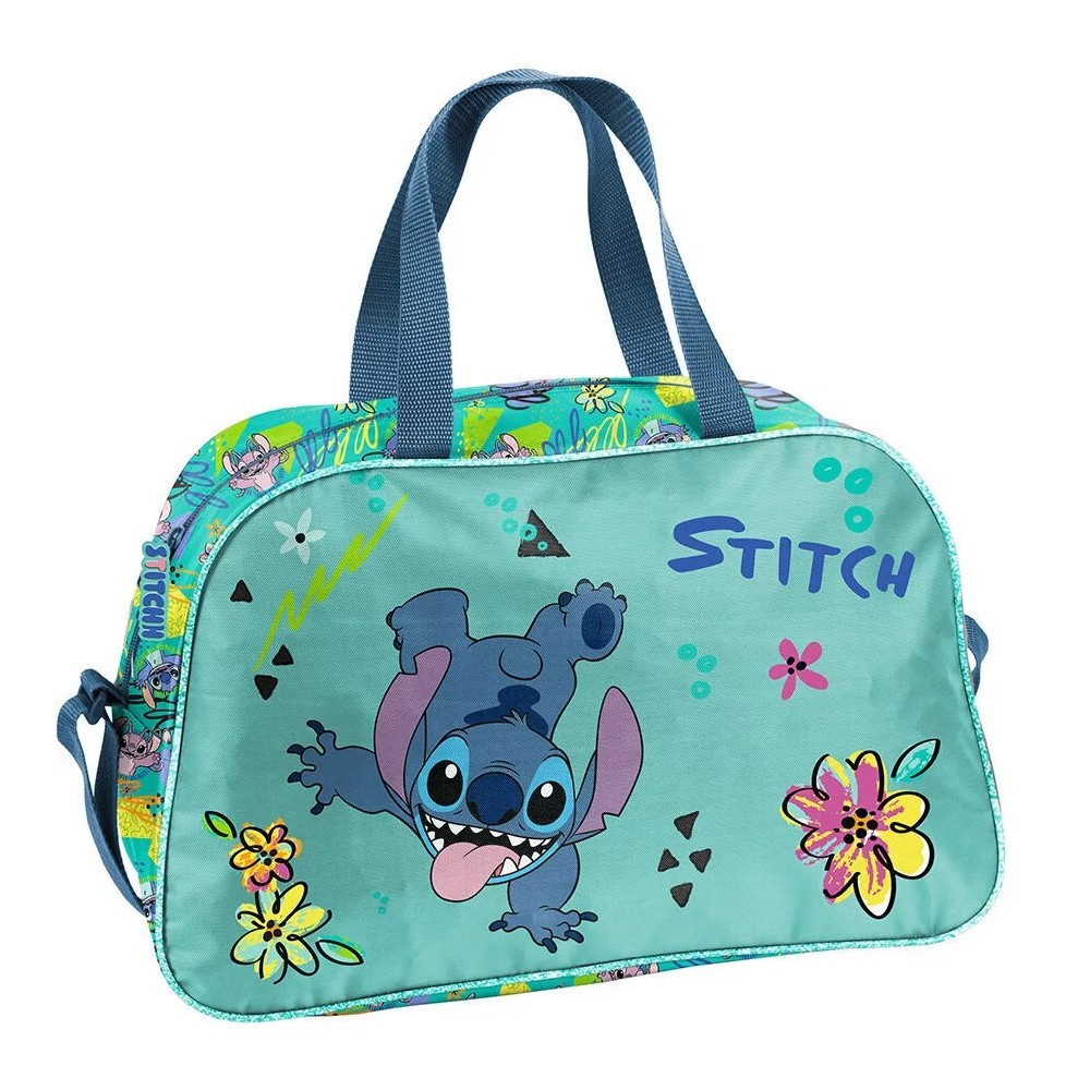 Sportovní taška kabela Stitch modrá