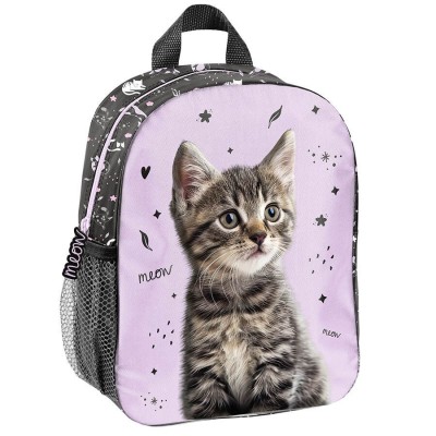 Dětský batoh malý 3D efekt Kočka Meow