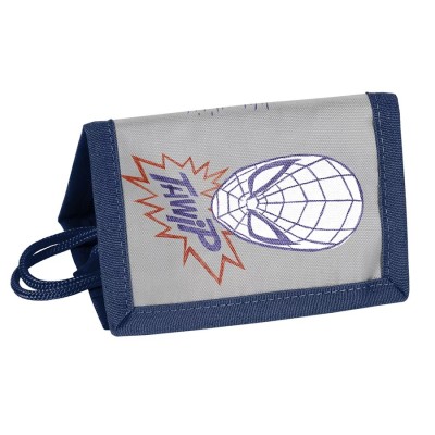 Textilní peněženka Spiderman šedá