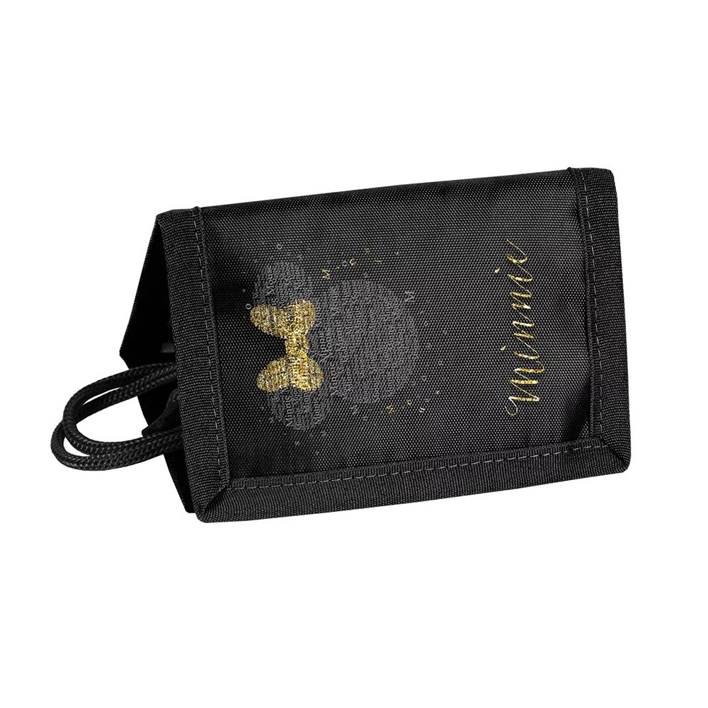 Textilní peněženka Minnie Gold