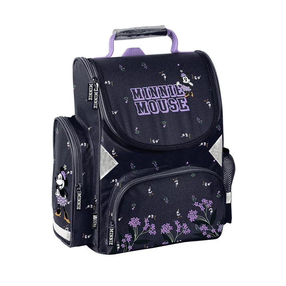 Školní batoh aktovka Minnie Mouse fialová Školní batoh aktovka Minnie Mouse fialová