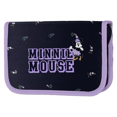 Školní pouzdro penál s vybavením Minnie fialový