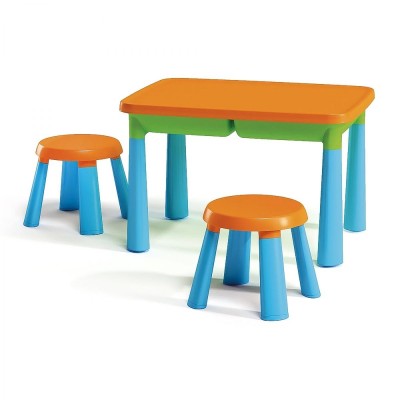 Sada Stoleček + 2x taburet skládací