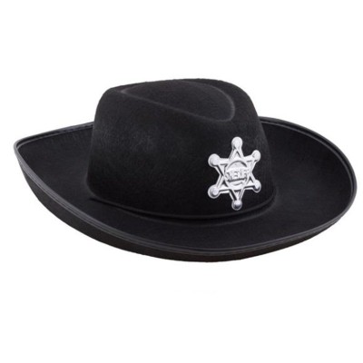 Kovbojský klobouk dětský černý