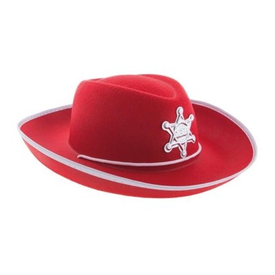 Kovbojský klobouk dětský červený