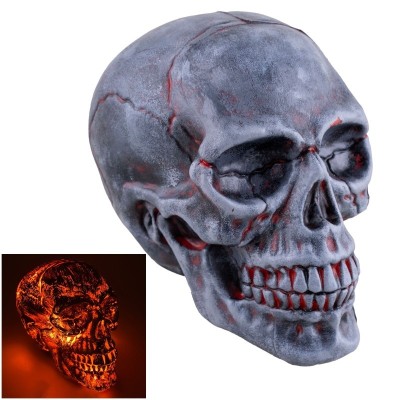 Lebka se světelným efektem 20cm