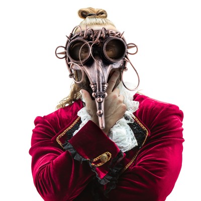 Maska steampunk morový doktor