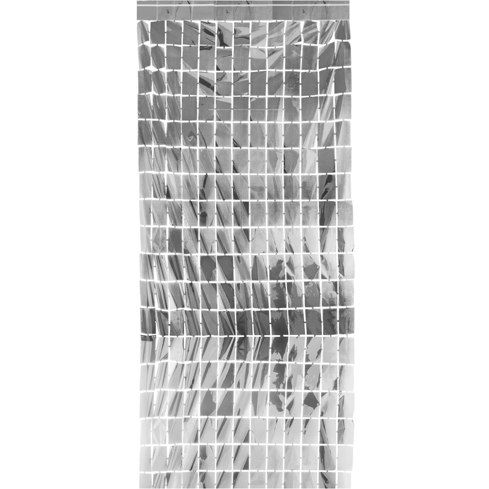 Foliová stěna stříbrná 200 x 100cm