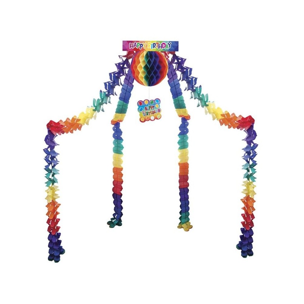 Závěsná narozeninová dekorace brána - Happy Birthday