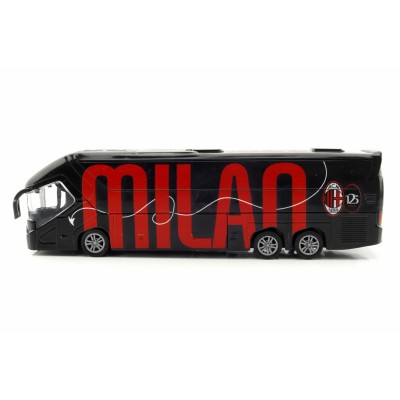 Kovový model Autobus AC Milan s otevíracími dveřmi 1:43 Pull Back