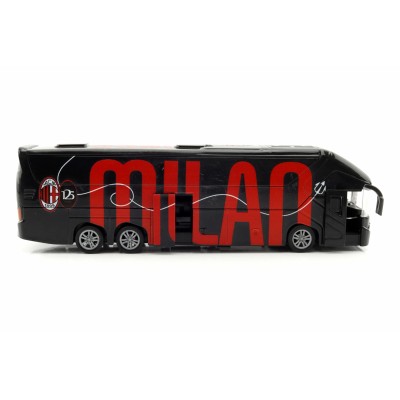 Kovový model Autobus AC Milan s otevíracími dveřmi 1:43 Pull Back